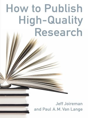 cover image of How to Publish High-Quality Research